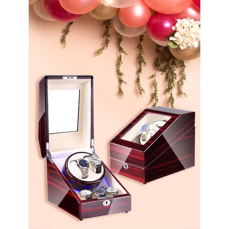 Watch holder best sale box rotating