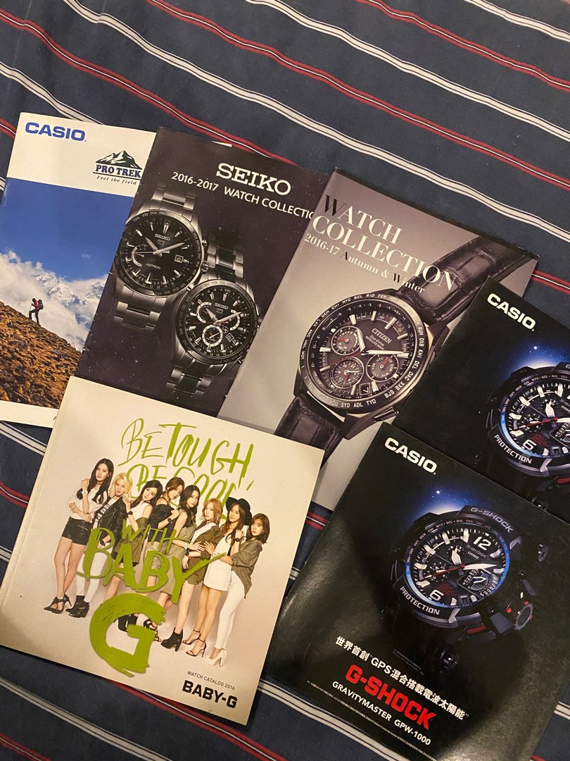 Watch Catalogs (Seiko, Citizen, Casio, Gshock), Hobbies & Toys, Books