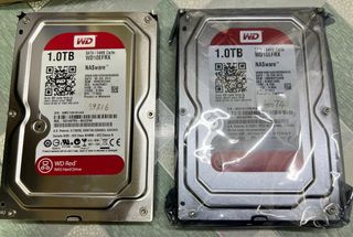 WD 1.0TB Red 紅盤 x 2