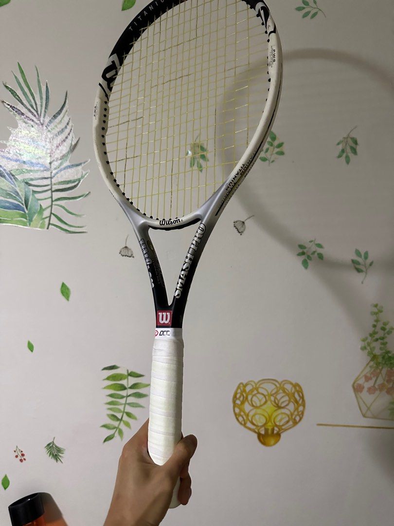 Wilson Tennis Racket, Sports Equipment, Sports & Games, Racket & Ball ...