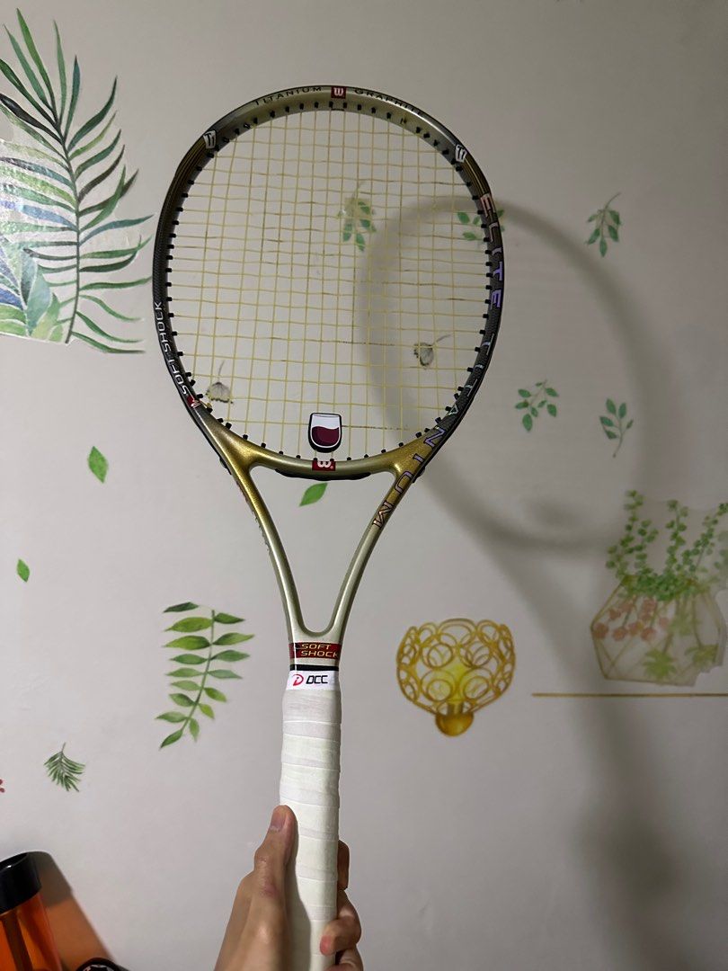Wilson Tennis Racket, Sports Equipment, Sports & Games, Racket & Ball ...