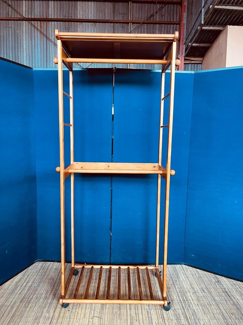 Wooden clothes rack Japan surplus, Furniture & Home Living, Furniture