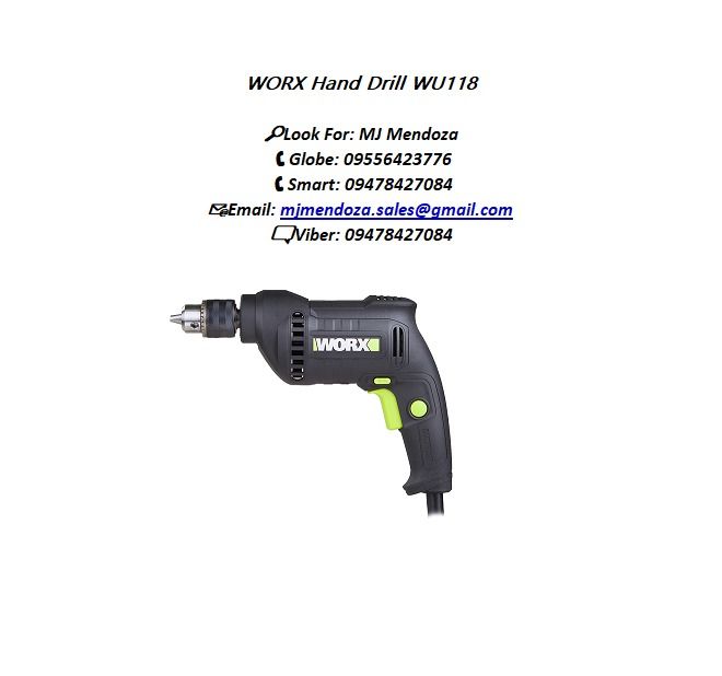 Worx hand 2025 drill