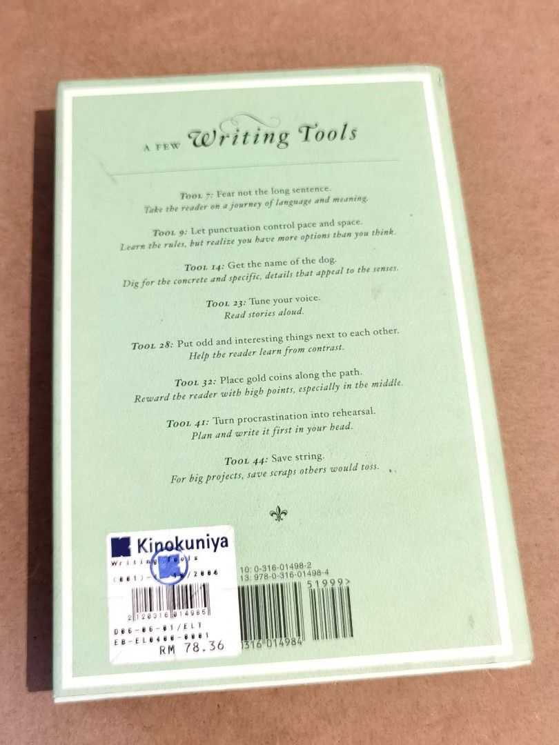 Writing Tools: 50 Essential Strategies for Every Writer [Book]