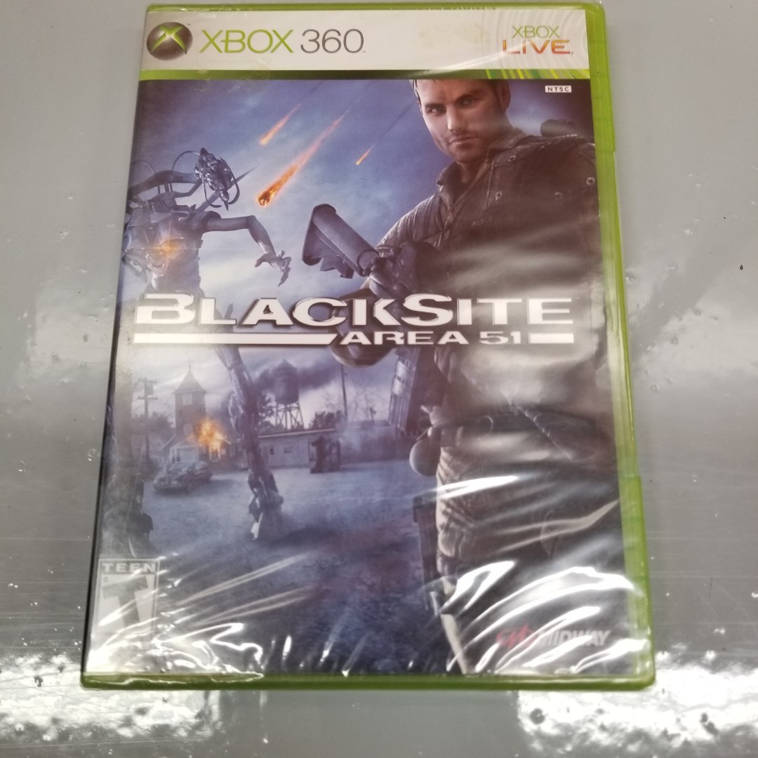 Xbox 360 Game BLACK AREA 51 全新未開封品, 電子遊戲, 電子遊戲, Xbox