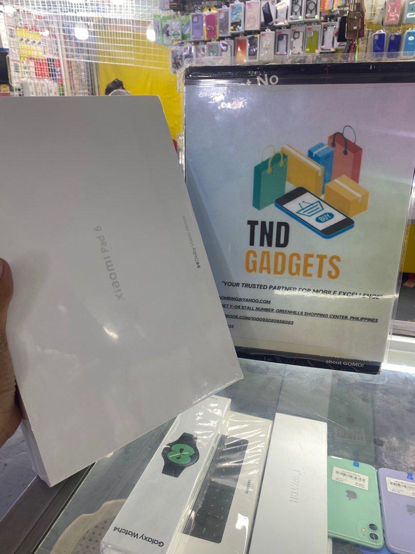 Xiomi Pad 6 (Category: Android) located in Pasig City. Submitted by melissaomb01623 (Listing ID 1253611756, Image 3). Description: Xiomi Pad 6 6gb ram 128gb internal Brand new sealed 1 year warranty in xiomi service center pick up store in greenhills shopping center we do cod in metro manila and near provinces just add sf only..