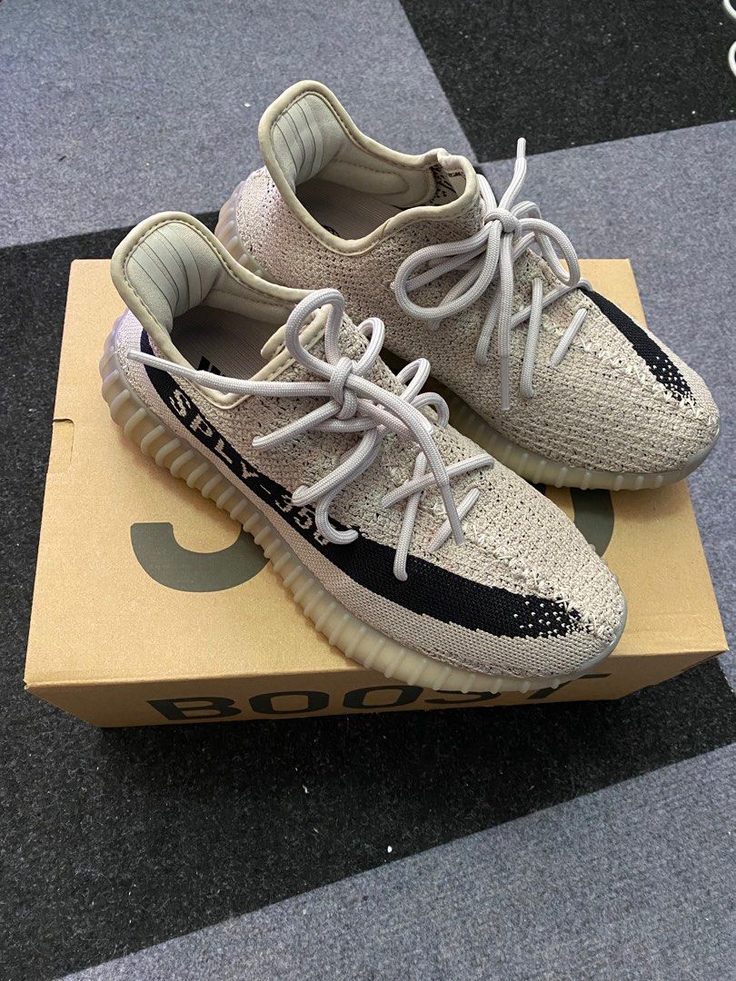 Grey yeezy boost top size 6