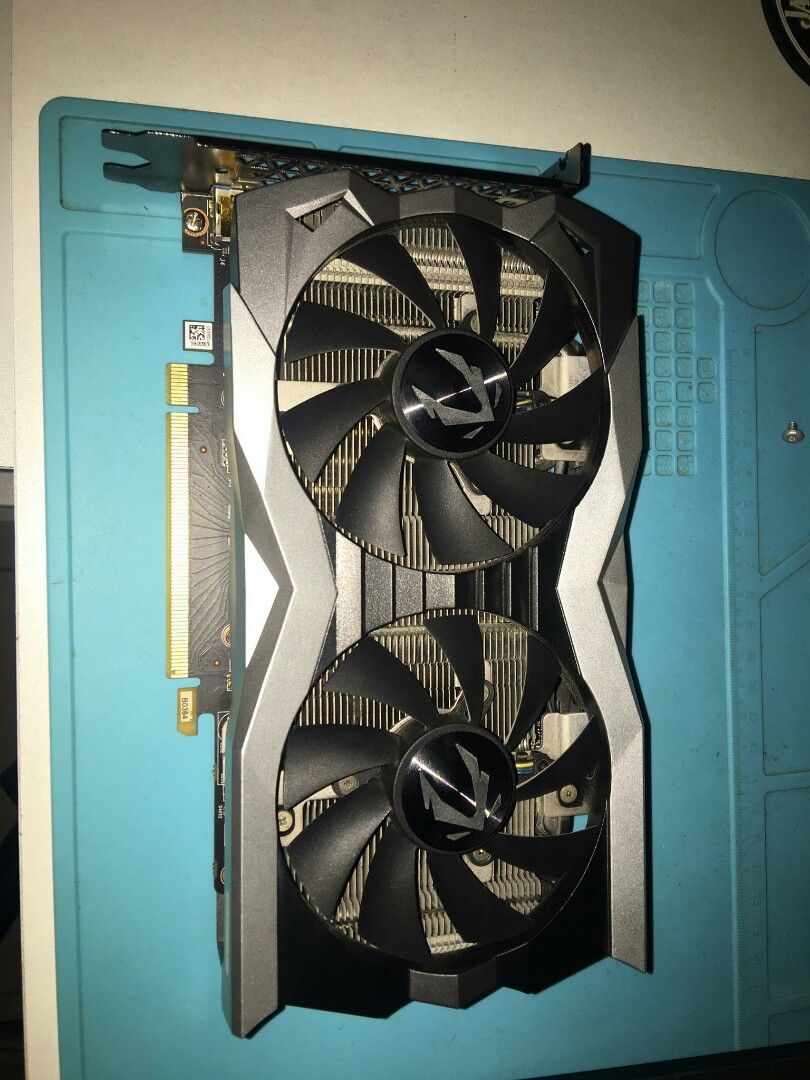 Zotac 2060 Super mini 8gb (Category: Computer Parts) located in Manila. Submitted by prinz22 (Listing ID 1253529714, Image 1). Description: Zotac 2060 Super mini 8gb 256bit Used with Corsair 1200W platinum PSU First owner with box Meetup every Sunday only near SM San Lazaro.