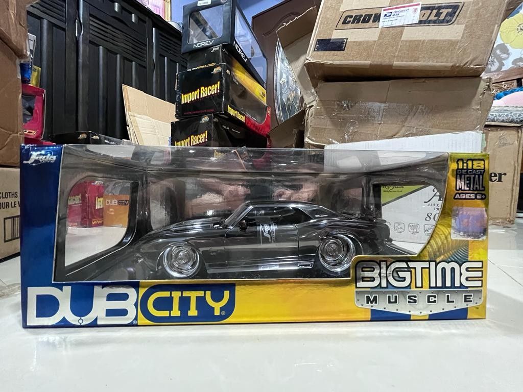 1 18 JadaToys Dub city Bigtime Muscle 1968 Chevrolet Camaro Collectors Club Hobbies Toys Collectibles Memorabilia Vintage Collectibles on Carousell