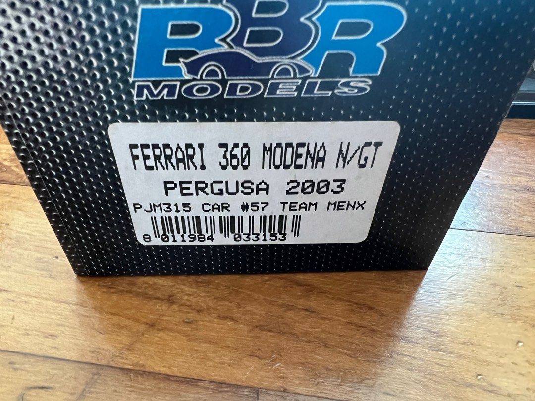 BBR Ferrari F360 N/GT – FIA GT Monza 2001 – Garbagnati BG222 – Occasion