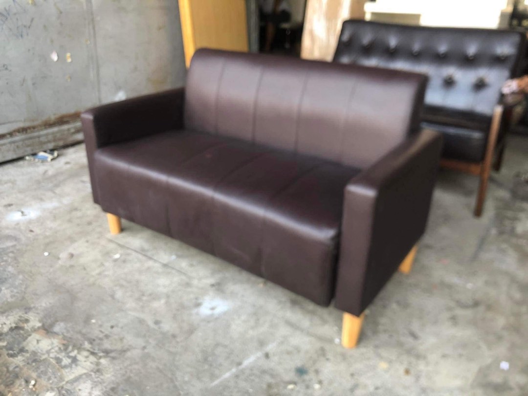 2nseaters leather sofa Japan surplus, Furniture & Home Living