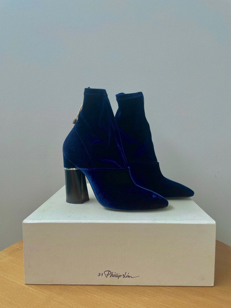 3.1 Phillip Lim Kyoto Velvet Boots 37.5