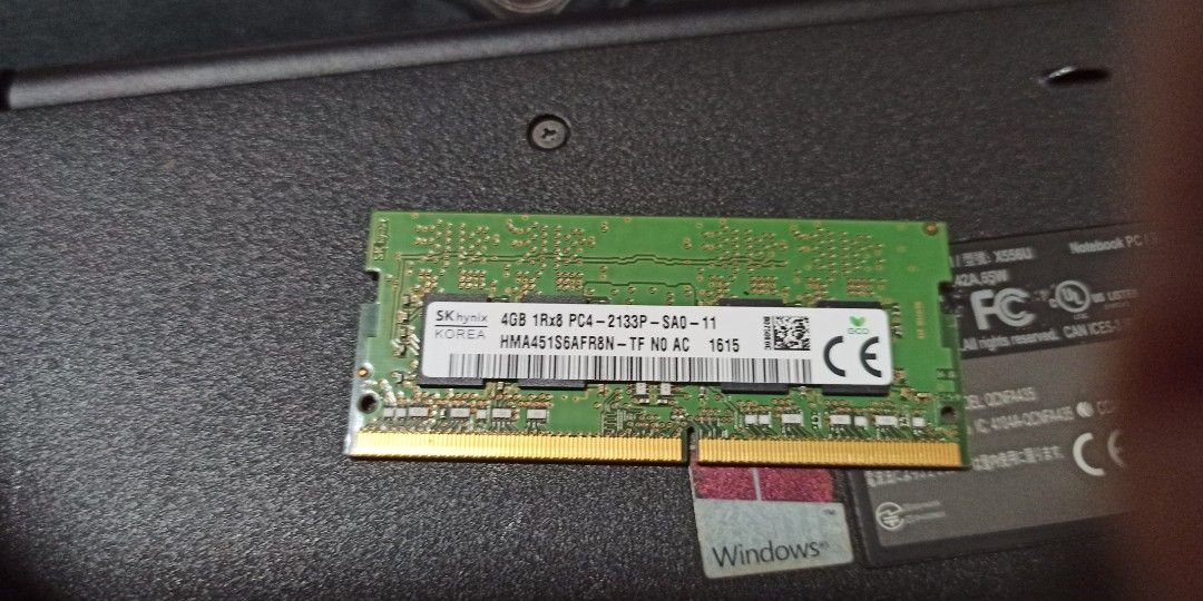 4GB DDR4 2133Mhz Laptop RAM SODIMM form factor Computers Tech