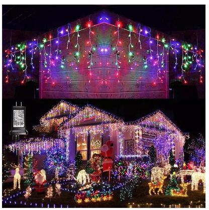Christmas tree Lights, 20FT 96LED Lights with Remote Control 8 Modes  Christmas Lights Waterproof, Extendable for Indoor & Outdoor, Wedding  Party, New