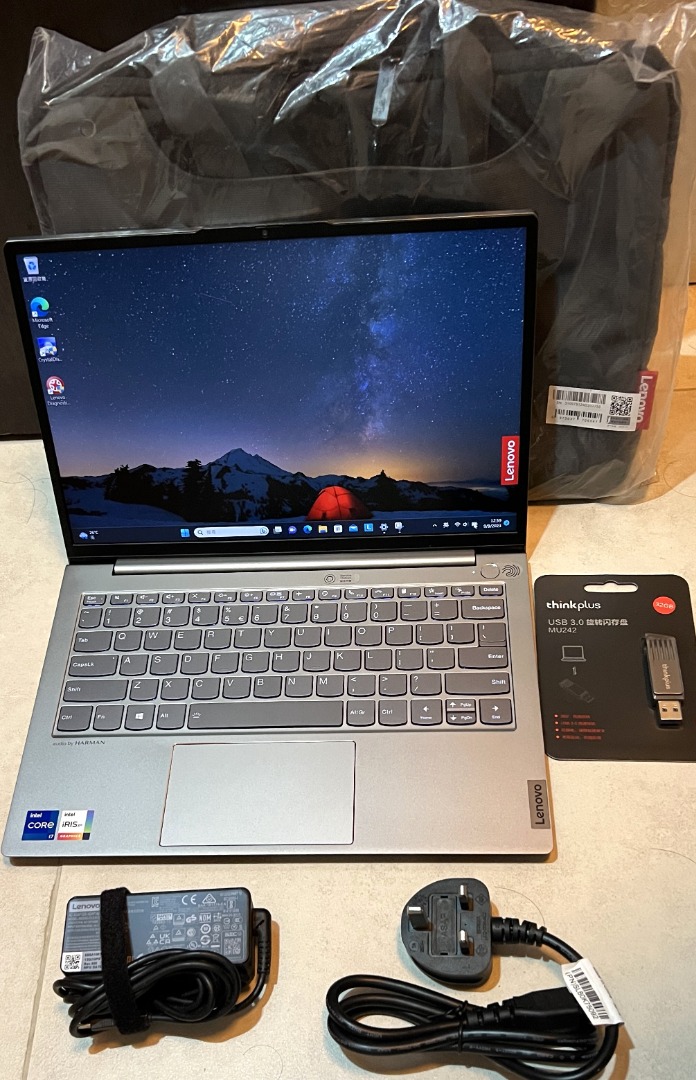 90%新Lenovo Thinkbook 13s G2 ITL, 11代i7-1165G7, 16GB, 全新512GB