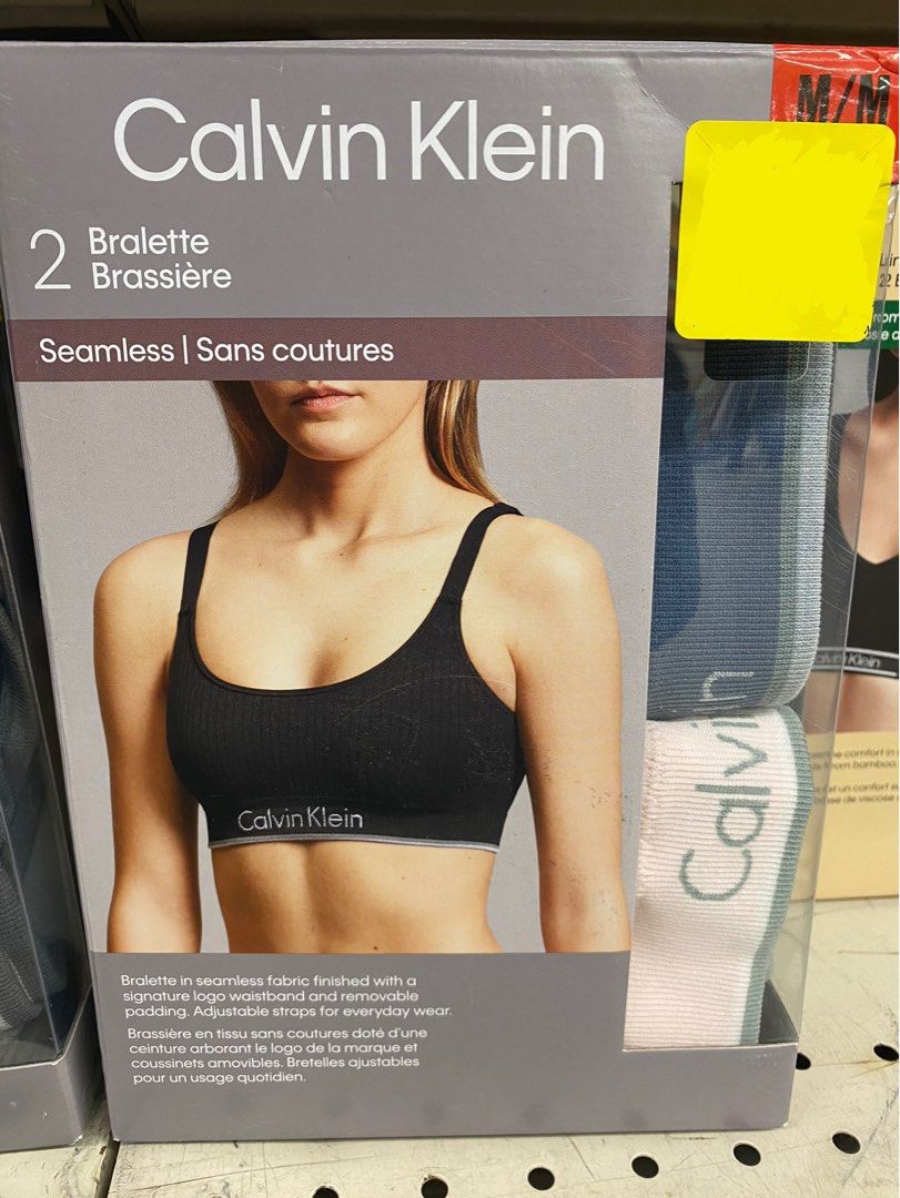 Calvin Klein CK Women Ladies Seamless Sport Sports Bra Bras Top Underwear