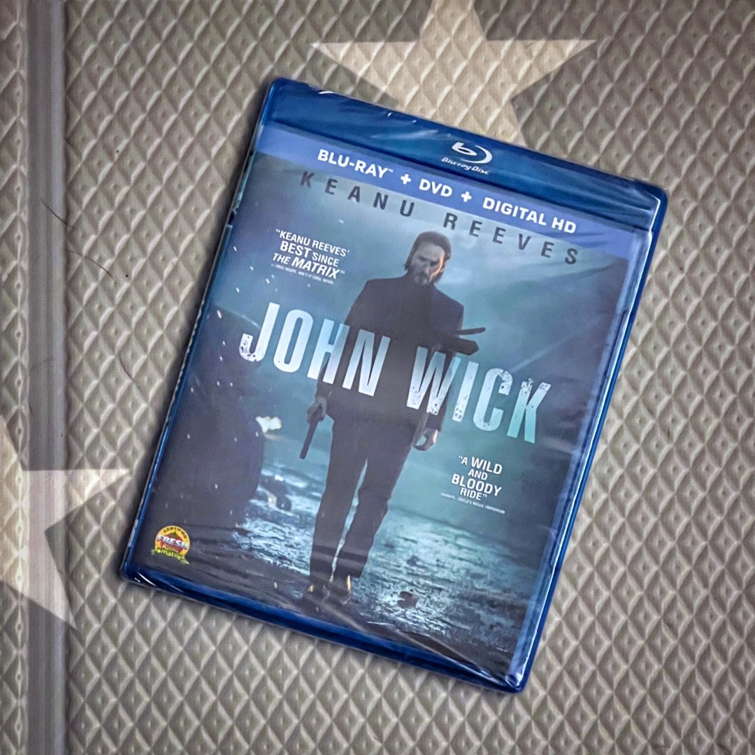 全新未開封John Wick 1&2 Blu-Ray + DVD 藍光碟美版, 興趣及遊戲, 音樂