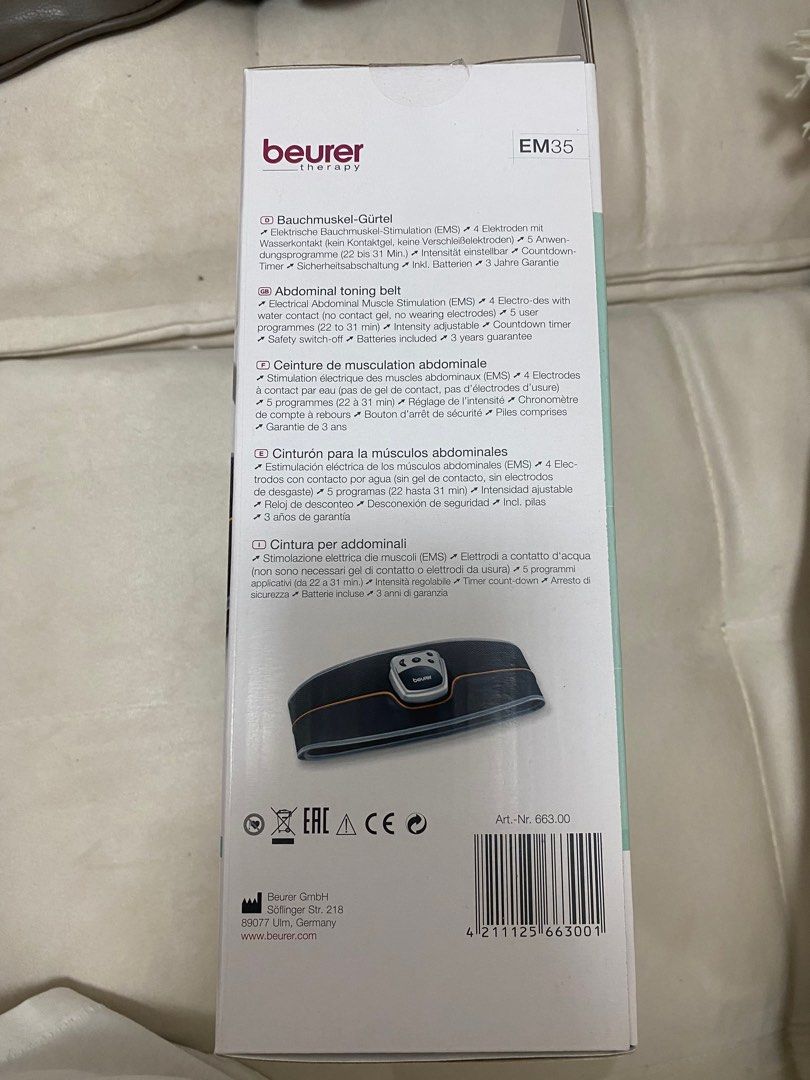 Beurer em 35 manual store