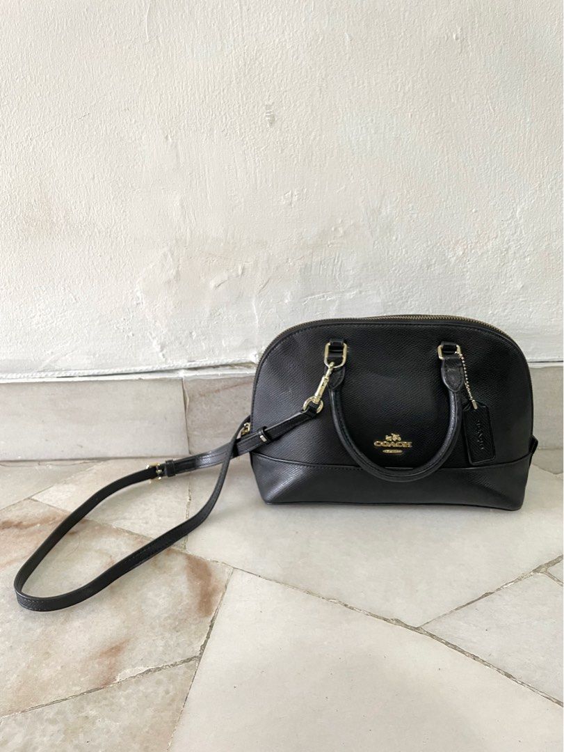 Coach sierra hotsell satchel black