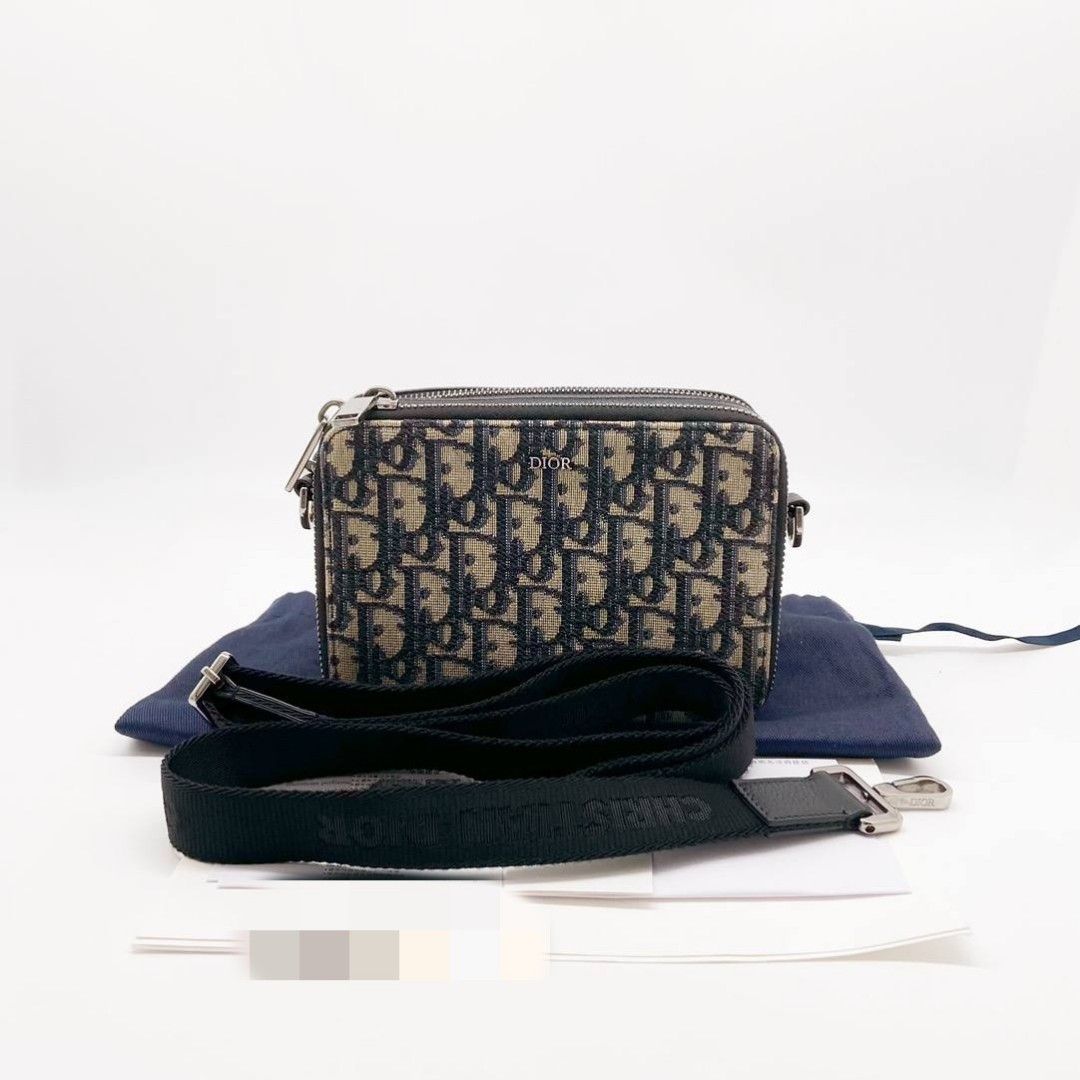 Dior Oblique Jacquard Crossbody Bag, Luxury, Bags & Wallets on Carousell