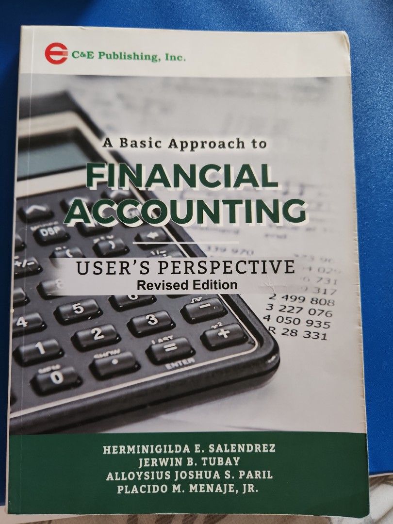 A basic approach to Financial Accounting, Hobbies & Toys, Books ...