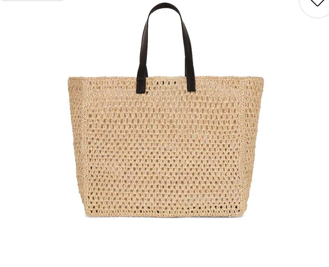 Rio braided 2025 handle woven tote