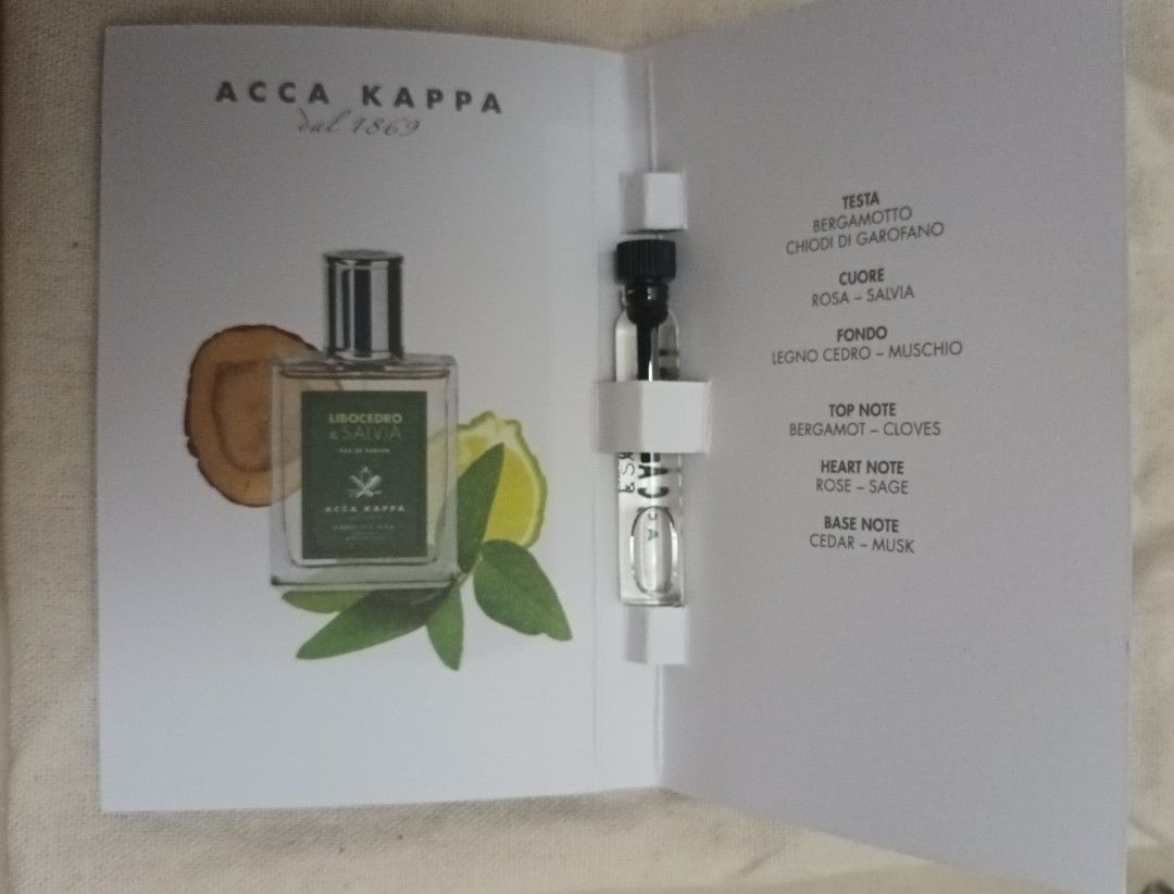 ACCA Libocedro Salvia Perfume, 美容＆個人護理, 健康及美容- 香水 - Main Image