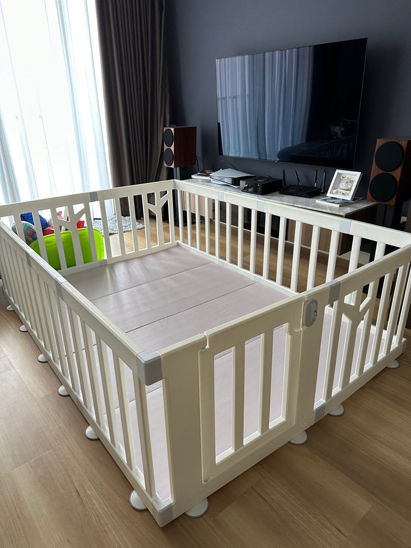 Adertek Playpen 12pcs 207x147cm Babies Kids Baby Nursery