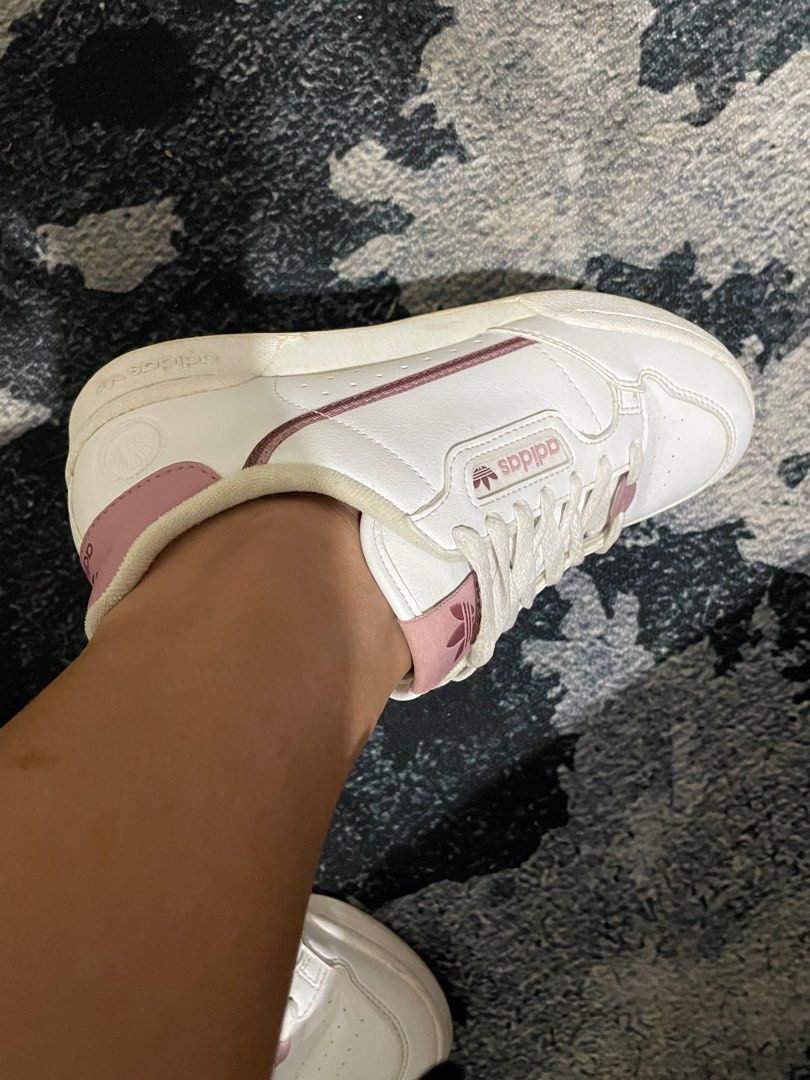 Adidas continental 8 pink on feet on sale
