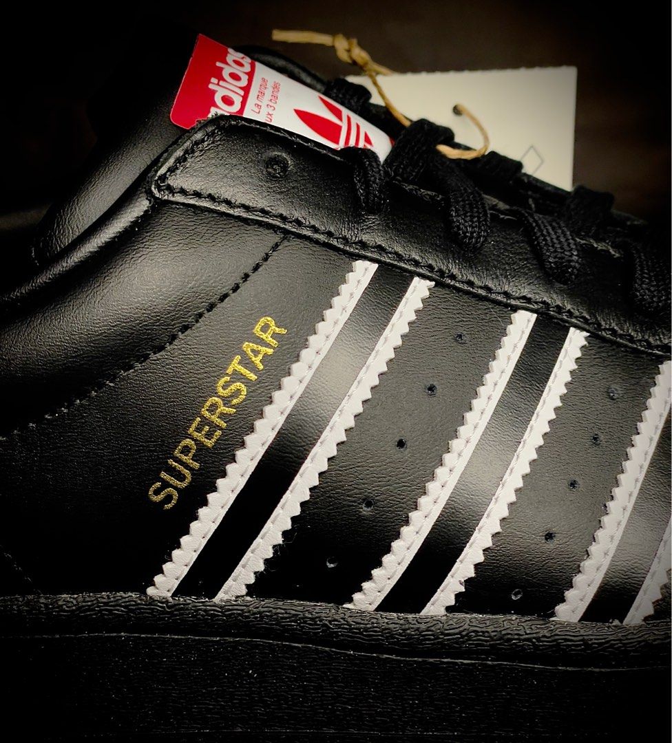 ADIDAS SUPERSTAR BLACK WHITE
