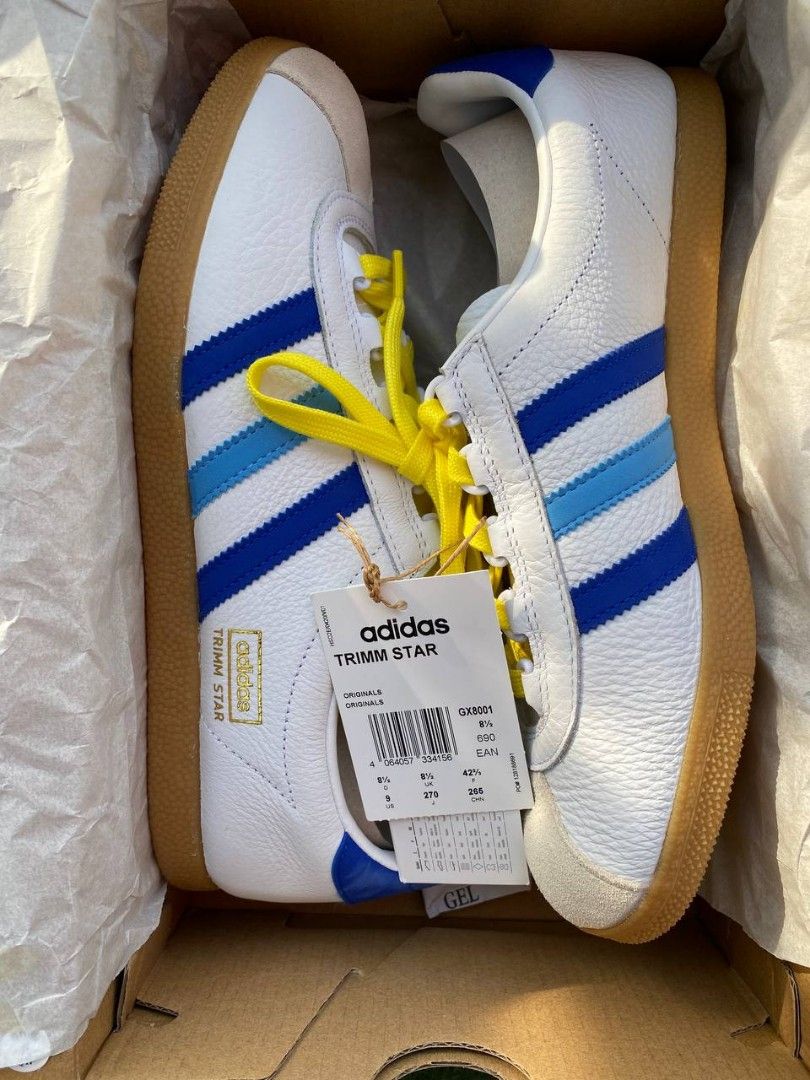 Adidas trimm star white hotsell
