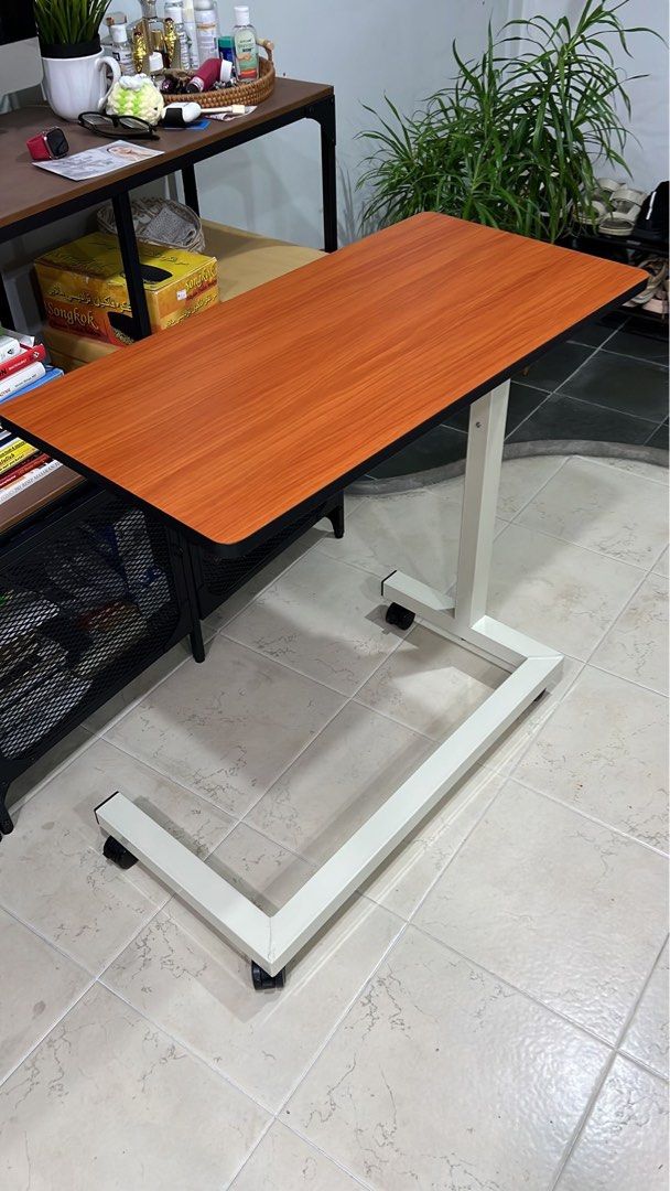 Adjustable height table for hospital bed, Health & Nutrition, Assistive