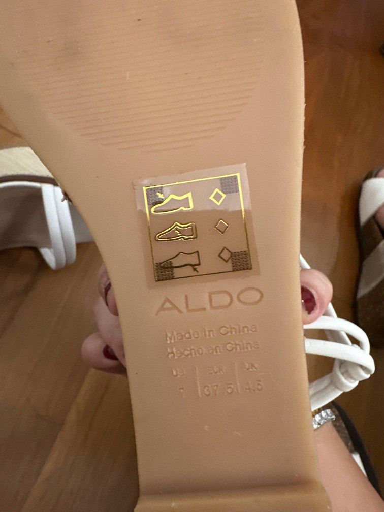 Aldo cheap white wedges