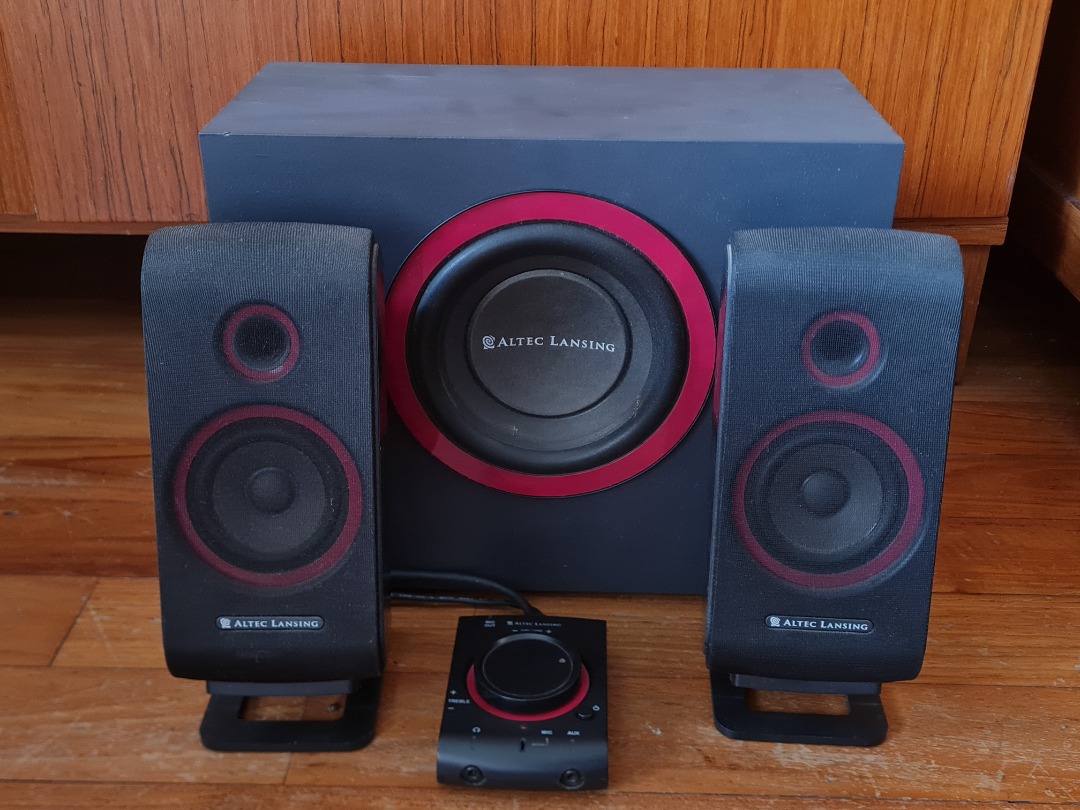 Altec Lansing VS2421 Computer PC Active Speaker Audio System with ...