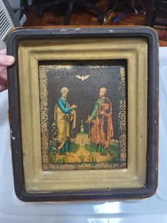 Antique Wooden Icon