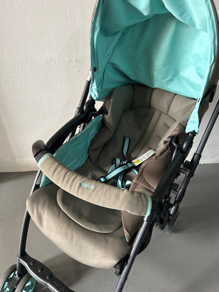 Aprica stroller green on sale