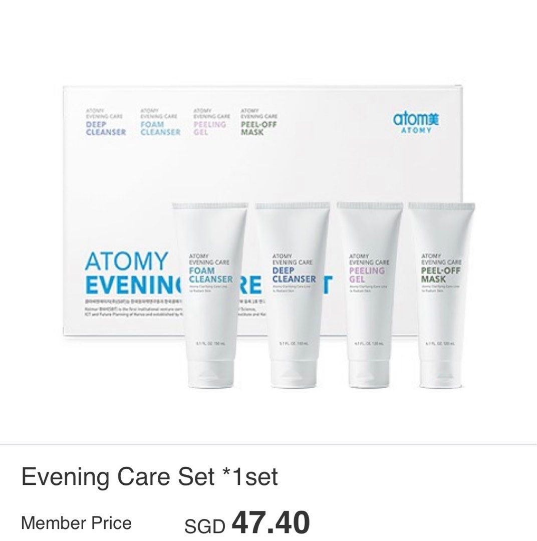 Atomy Evening Care Set, Beauty & Personal Care, Face, Face Care on ...