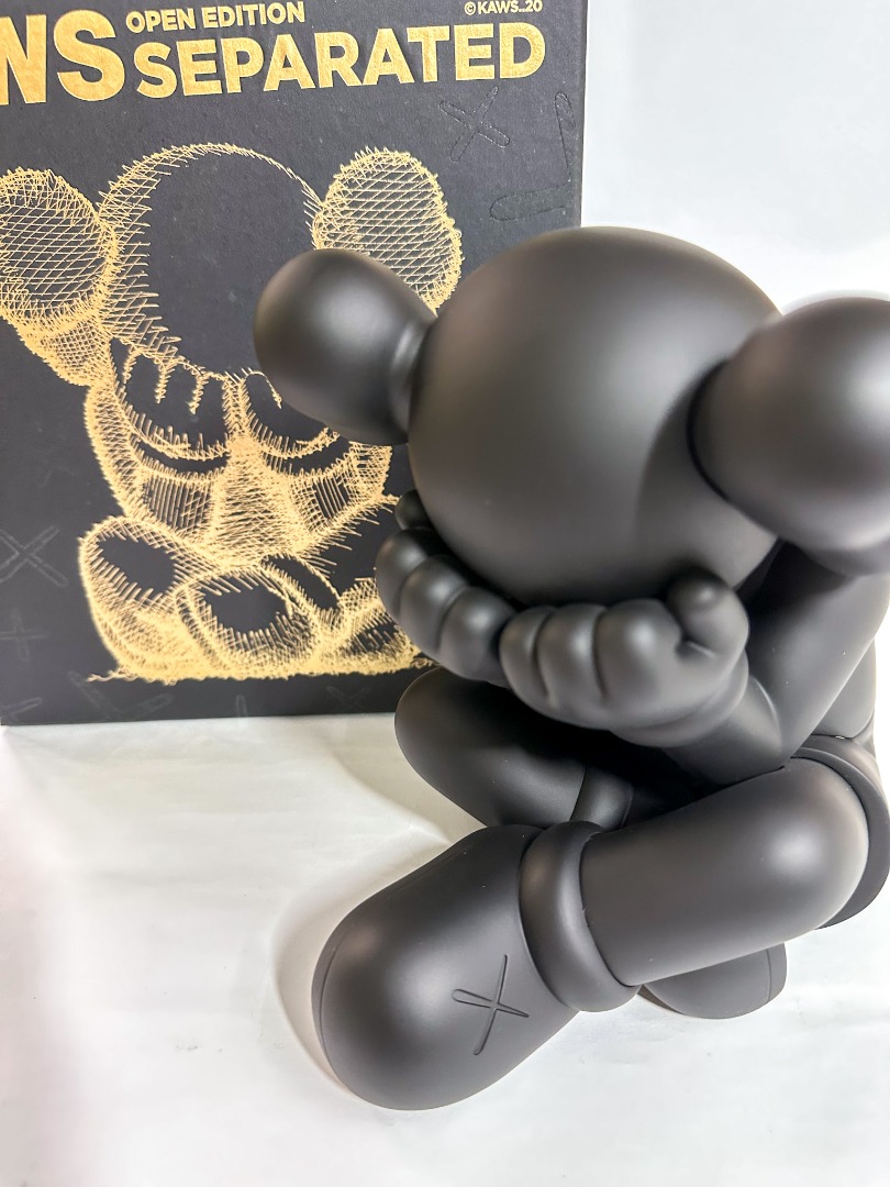 Authentic Kaws Separated Open Edition Black (Displayed), Hobbies & Toys, Toys & Games on Carousell