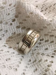 Authentic Tiffany & Co Atlas Silver Ring