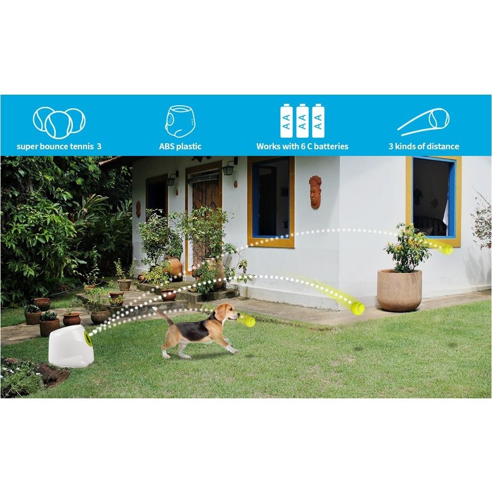 Automatic Dog Ball Launcher Automatic Ball Launcher for Dogs Dog Toy