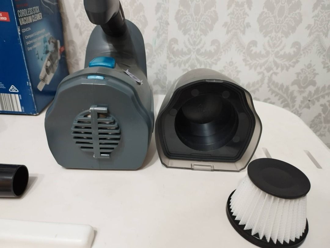 b. FERREX Cordless Stick Vacuum Cleaner, Furniture & Home Living