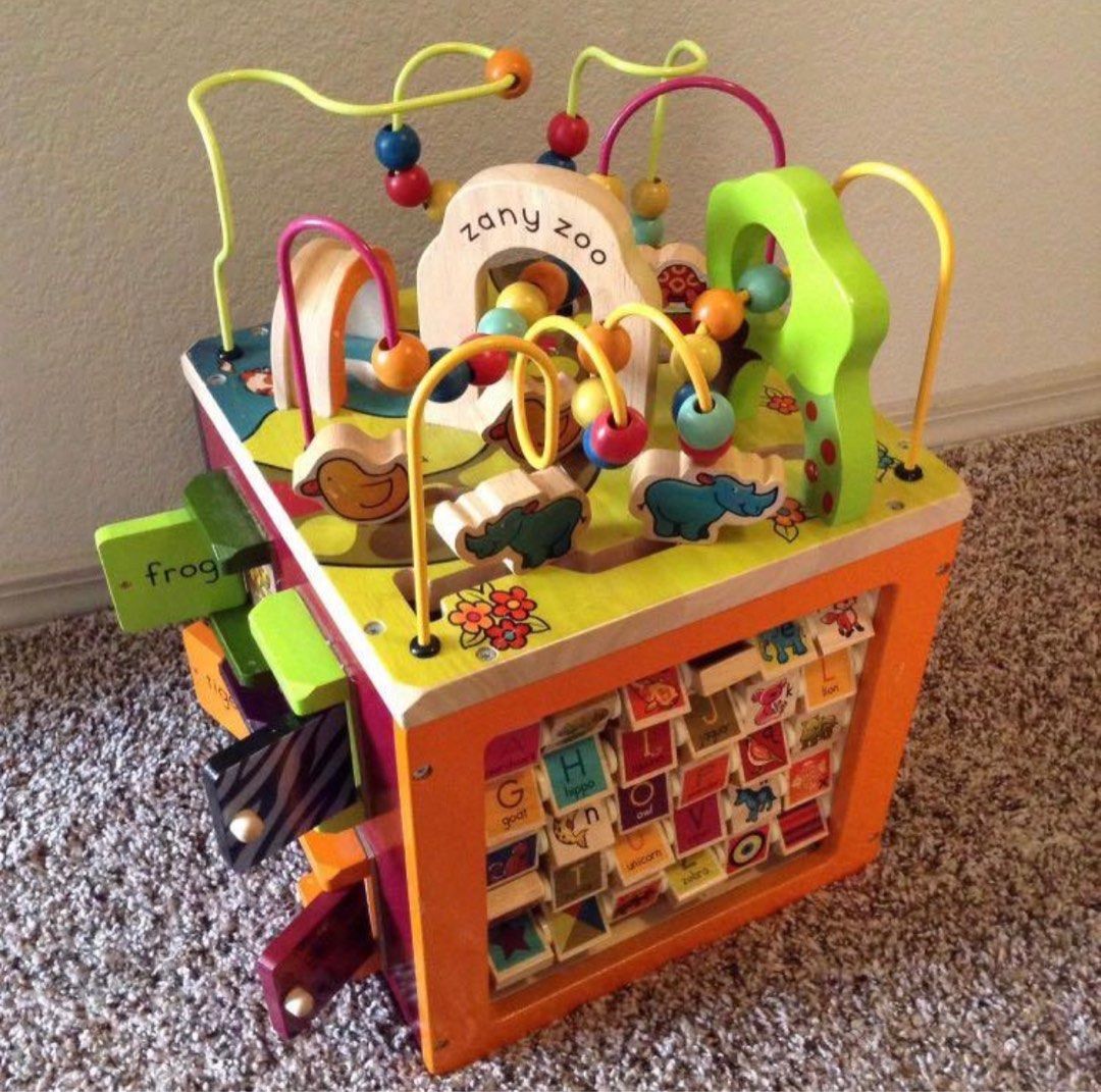 Zany zoo activity cube best sale