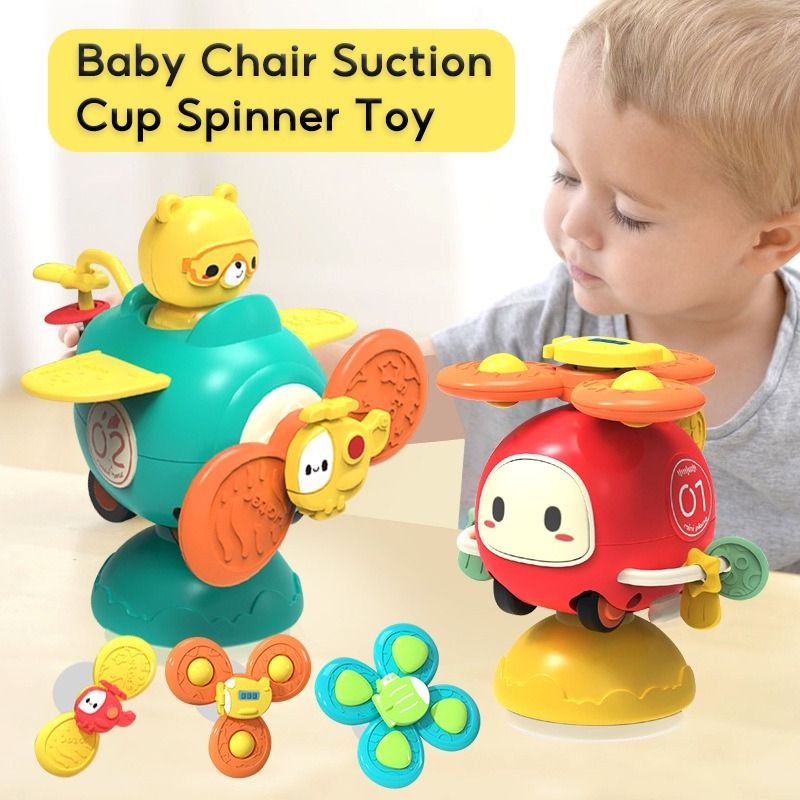 Baby Toys High Chair Car Spinner Toys with Suction Cups Montessori Toys for 1 Year Old Boy Girl Babies Kids Infant Playtime on Carousell