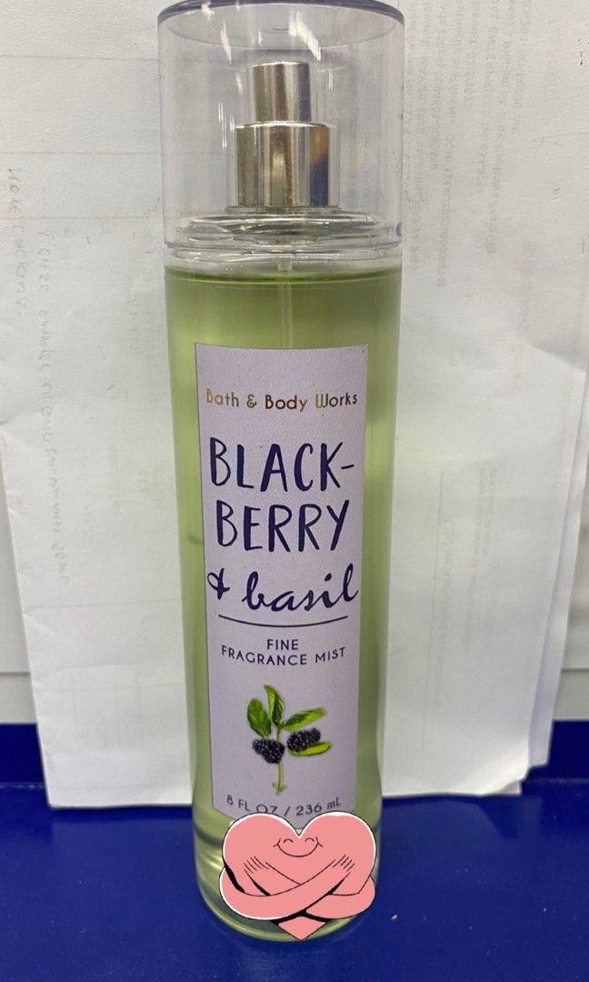 BLACKBERRY & BASIL by Bath & Body Works Fine Fragrance Mist ,236ML old packaging!, Beauty