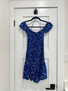 Blue Floral Zara Dress