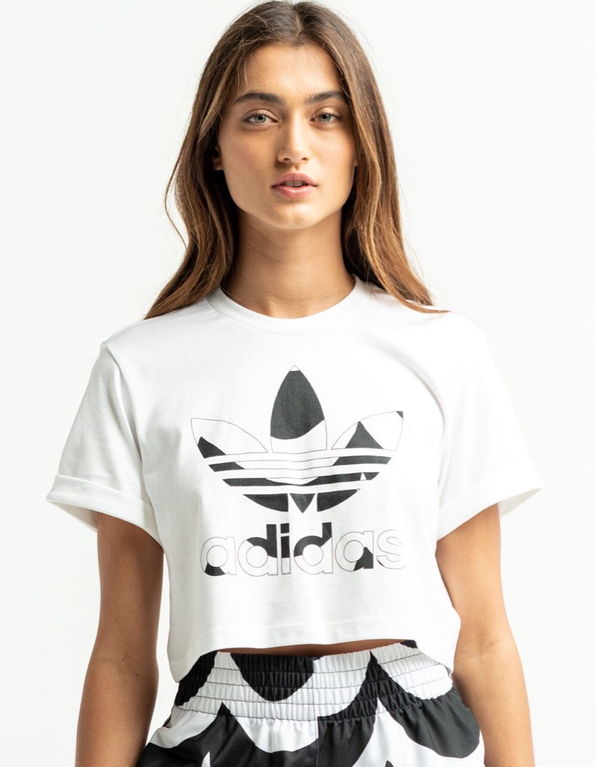 White adidas sales top womens