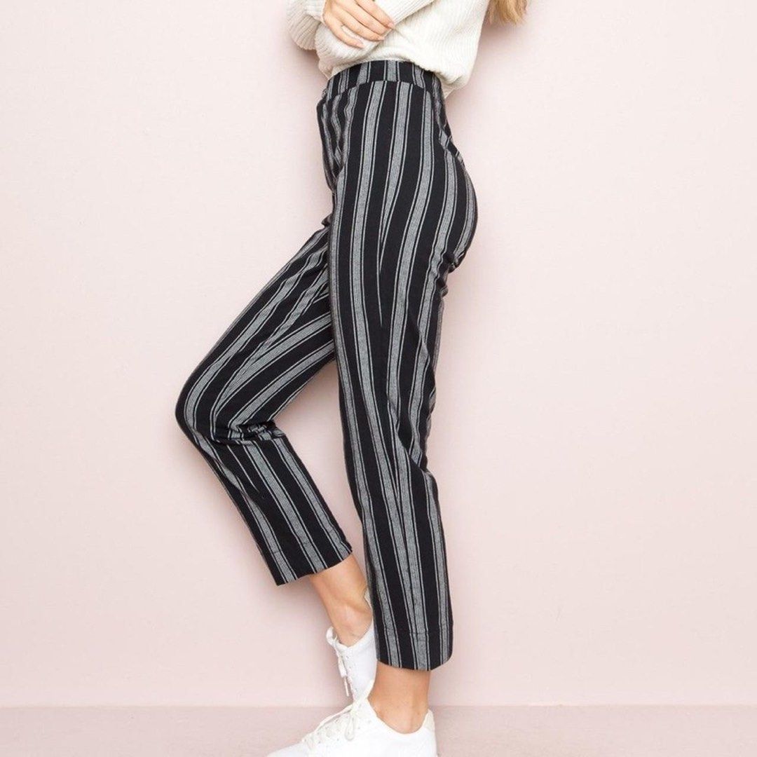 Striped brandy new arrivals pants