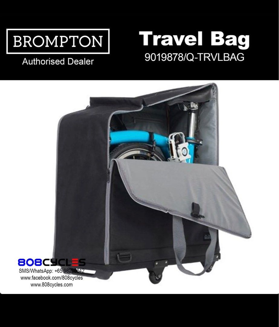 Brompton padded travel bag luggage with wheels Sports Equipment