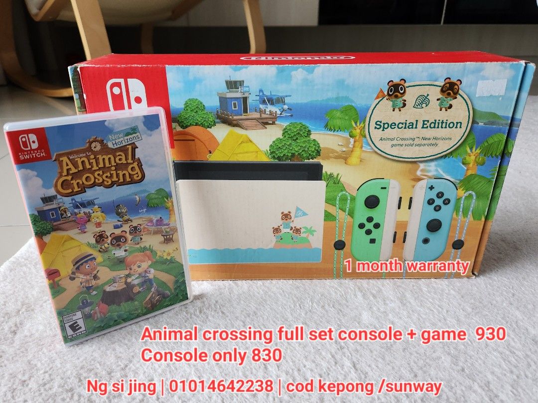 Animal crossing switch hotsell bundle for sale