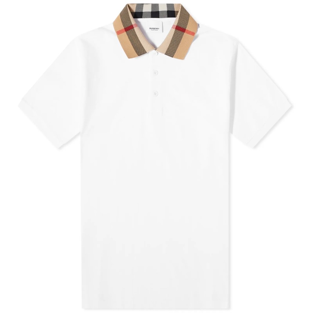 Burberry shirt white mens sales
